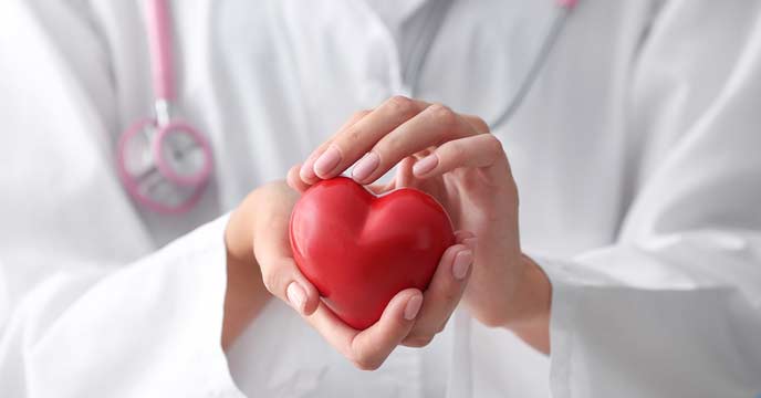 Young woman exercising for a healthy heart