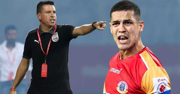 Sergio Lobera and Cleiton Silva