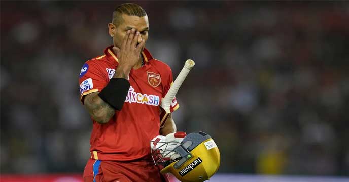 Shikhar Dhawan Out of IPL 2023 Match Due to Shoulder Injury