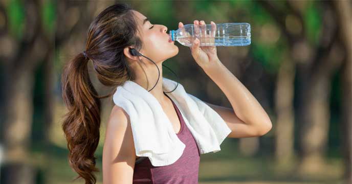 Illustration of Dehydration Symptoms