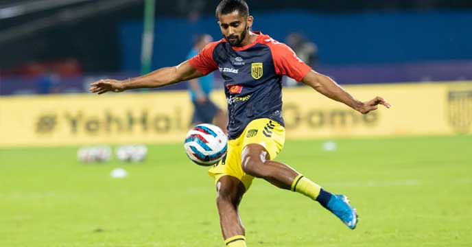 Akash Mishra - Young Indian Footballer in Action