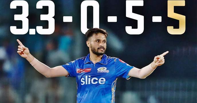 Engineering Marvel Akash Madhwal Claims 5 Wickets, Propelling Mumbai to Victory