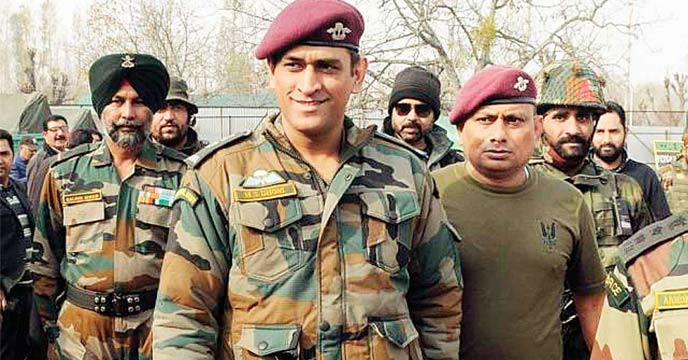 MS Dhoni army
