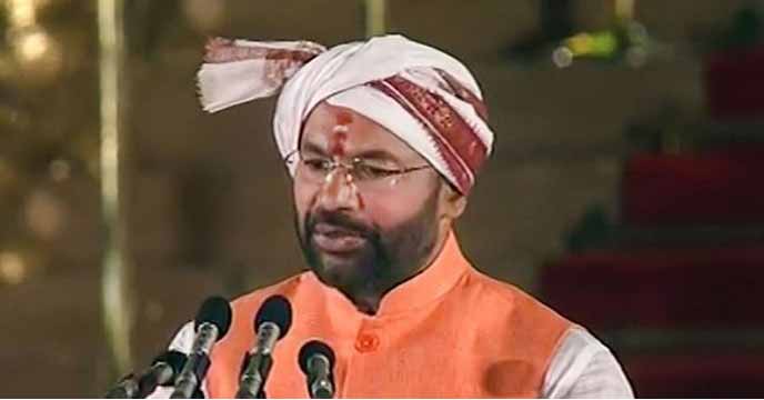 Union Minister G Kishan Reddy