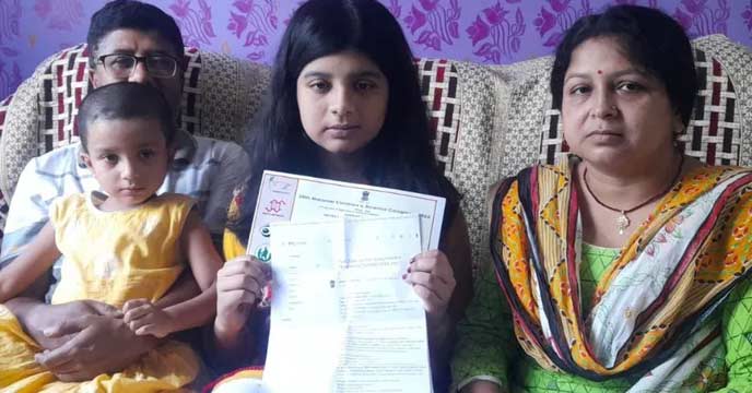 ISRO is going to Upasana of Patiram in South Dinajpur of class nine to do space research