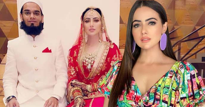 Actress Sana Khan