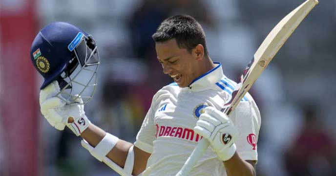 Yashasvi Jaiswal Achieves Milestone as India's 17th Centurion on Test Debut