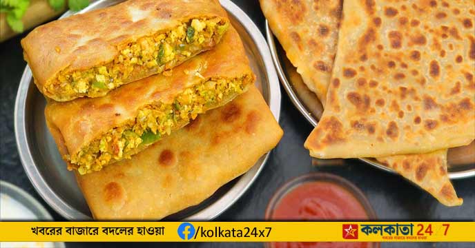 Chicken Mughlai Paratha