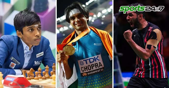 Neeraj Chopra, HS Prannoy, and R Praggnanandhaa