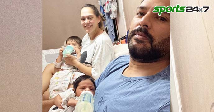 Yuvraj Singh and Wife Hazel Keech