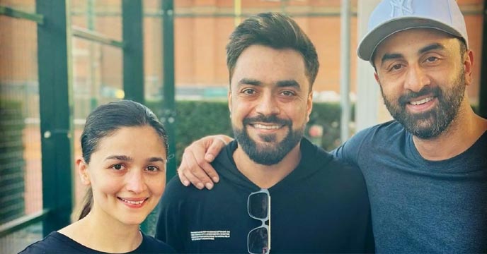 Rashid Khan Ranbir Kapoor and Alia Bhatt