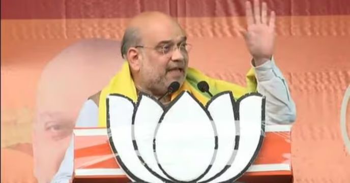 Amit shah in kolkata for BJP rally
