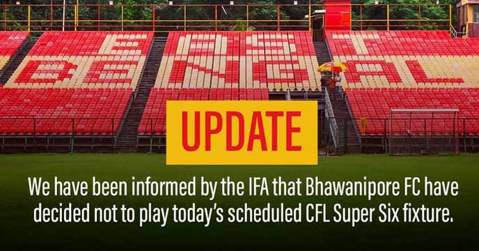 East Bengal Awarded Walkover