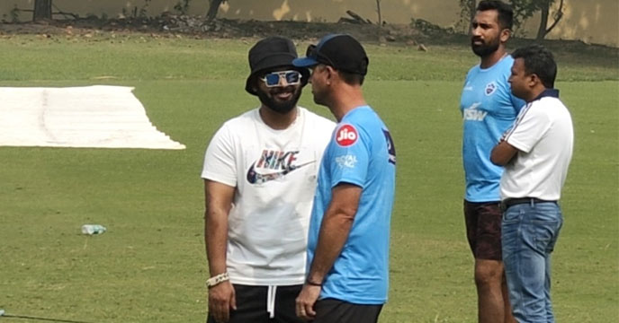 Rishabh Pant Begins Practice in Kolkata
