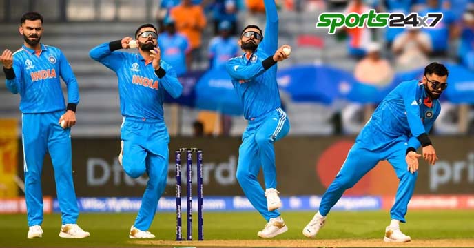 Virat Kohli Bowling