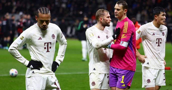 Bayern 5 goals Frankfurt