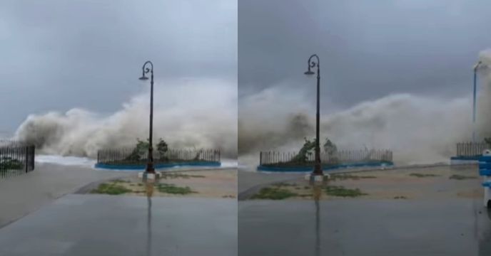 Cyclone Michaung landfall