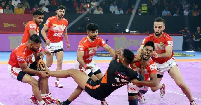 Gujarat Giants Win in Pro Kabaddi League 2023
