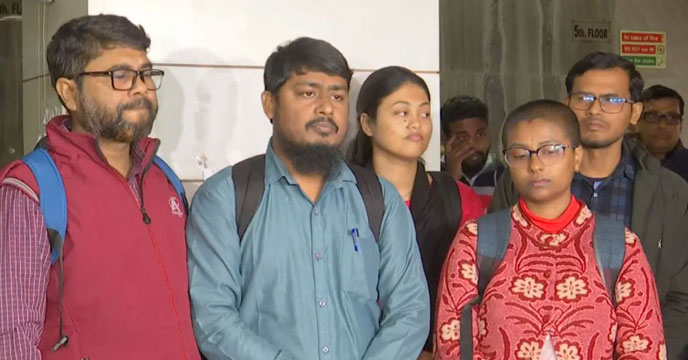 SLST candidates meet Edu Min Bratya Basu