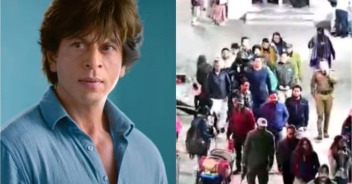 Srk visits Vaishno Devi incognito ahead of Dunki release