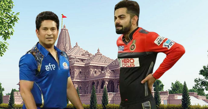 Sachin Tendulkar and Virat Kohli