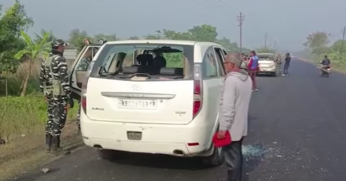 ED attacked at Sandeshkhali