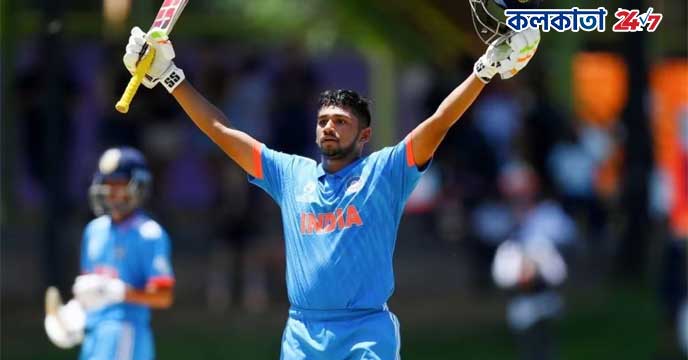 Musheer Khan Shines Again with Second Century in U19 World Cup"