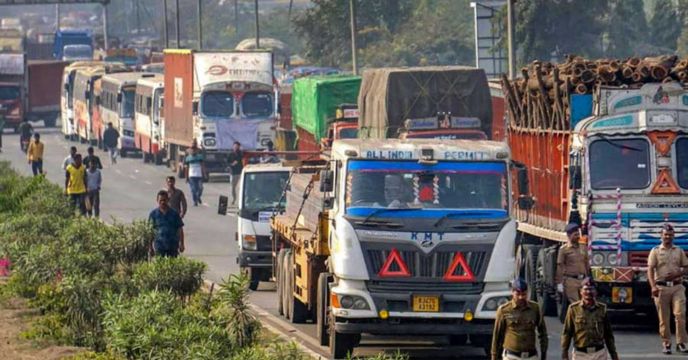 Truck Driver Strike