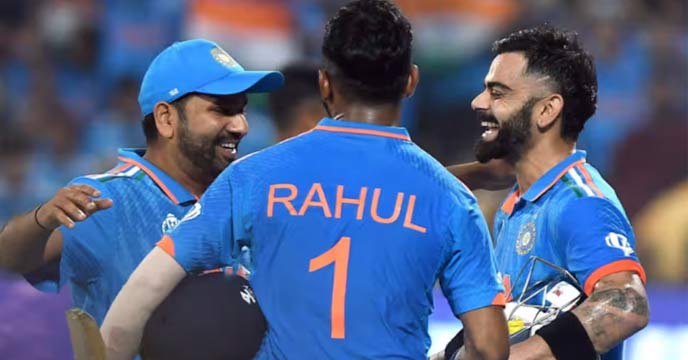 Virat Kohli, Rohit Sharma, KL Rahul