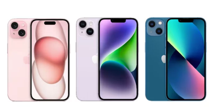 iPhones 15, iPhones 13, iPhones 14