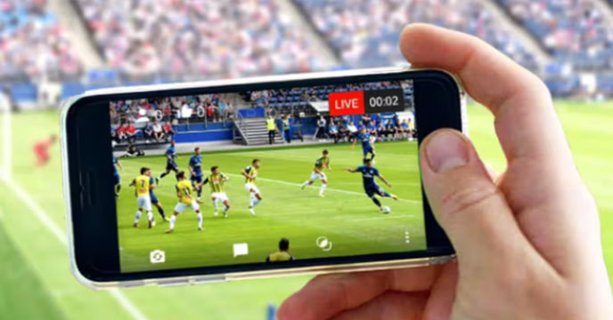 Live on smartphone