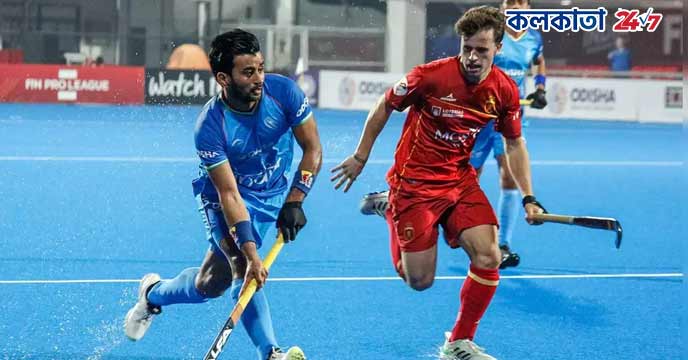 India beat Spain in FIH Pro League match