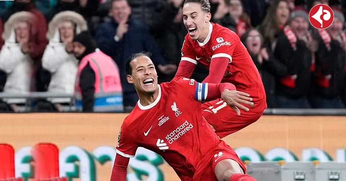 League Cup champions Liverpool once again.