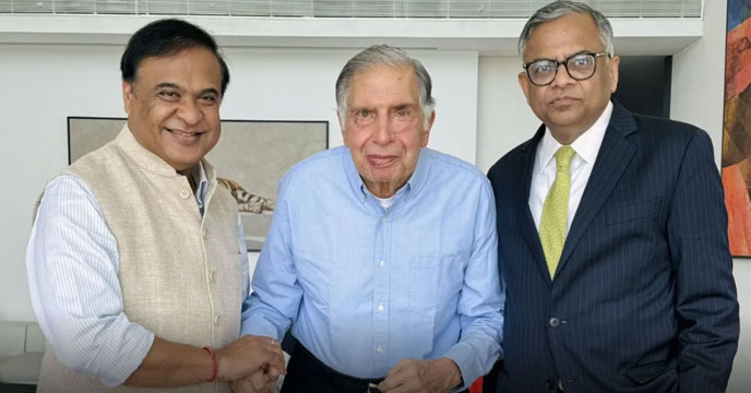 Ratan Tata in Assam