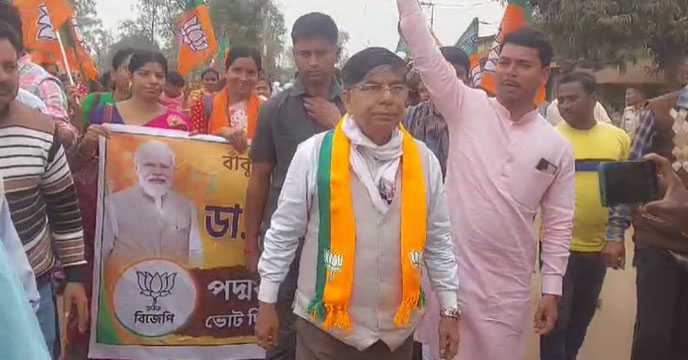 BJP candidate Subhash Sarkar
