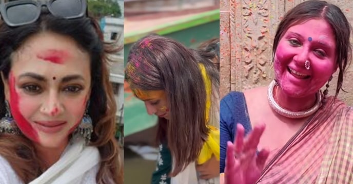 Swastika Mimi in Holi
