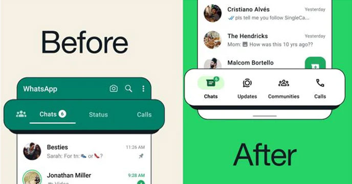 WhatsApp-navigation-bar