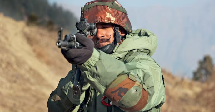 Indian Army in action