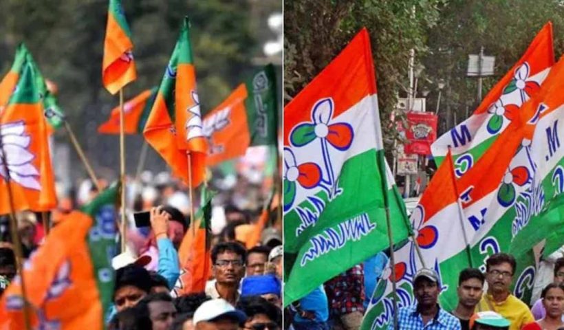 BJP-TMC-Flag