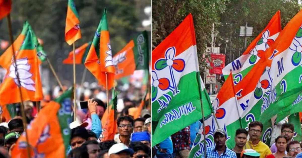 BJP-TMC-Flag