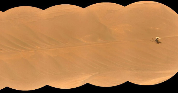 Ingenuity Helicopter on Mars
