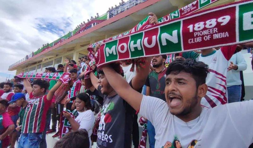 Mohun Bagan fan in salt lake