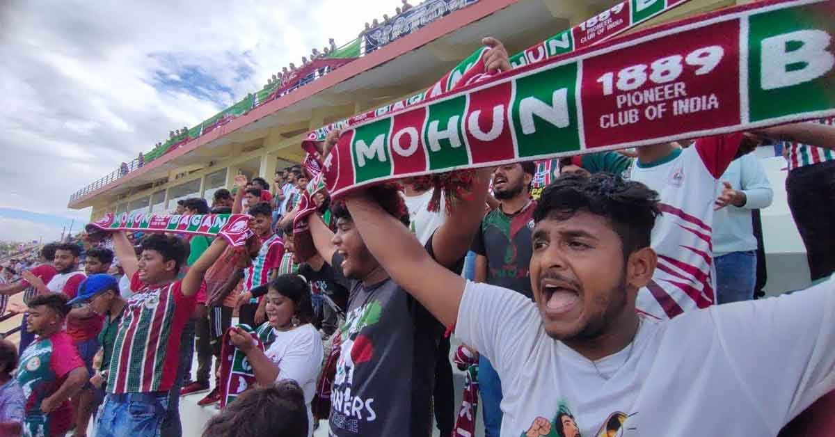 Mohun Bagan fan in salt lake