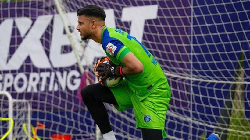 Real Kashmir FC's Goalkeeper Muheet Shabir