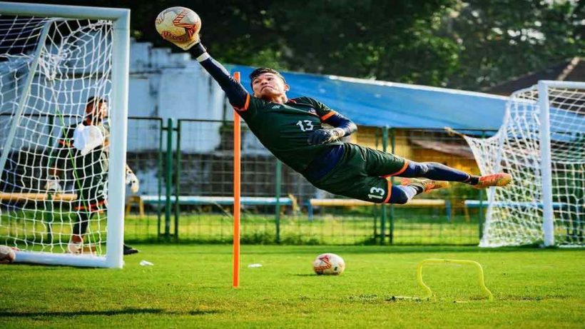 Mumbai City FC goalkeeper Mohammad Nawaz