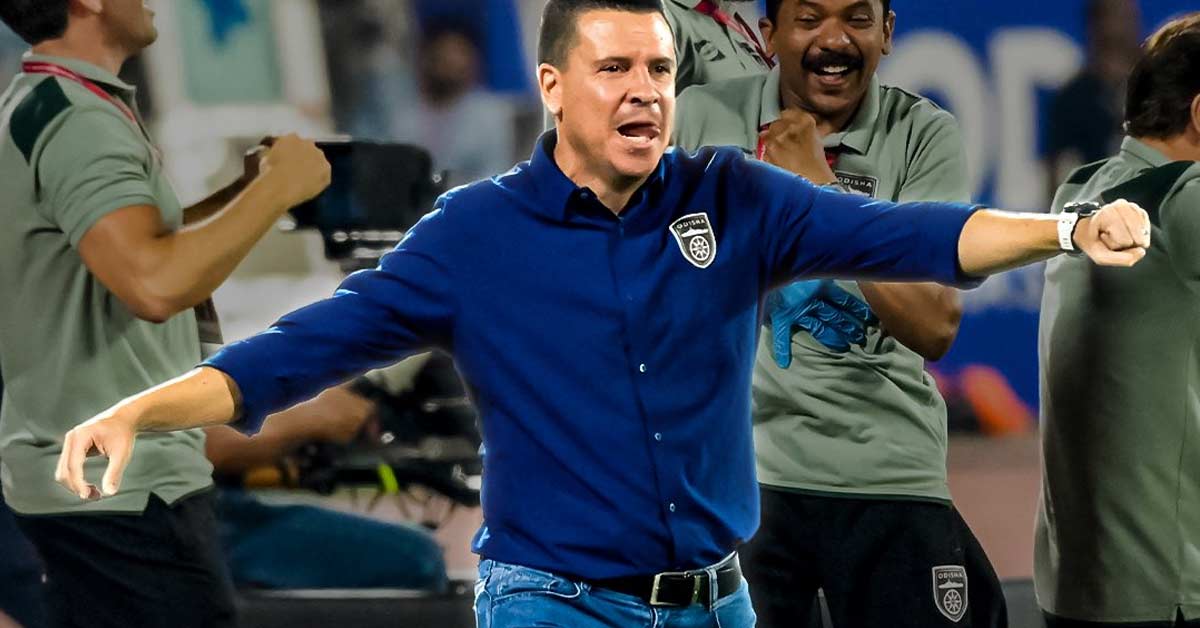 Odisha FC Coach Sergio Lobera