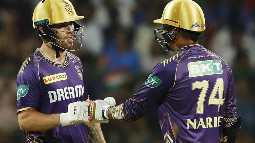 Sunil Narine and Phil Salt