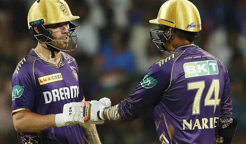 Sunil Narine and Phil Salt