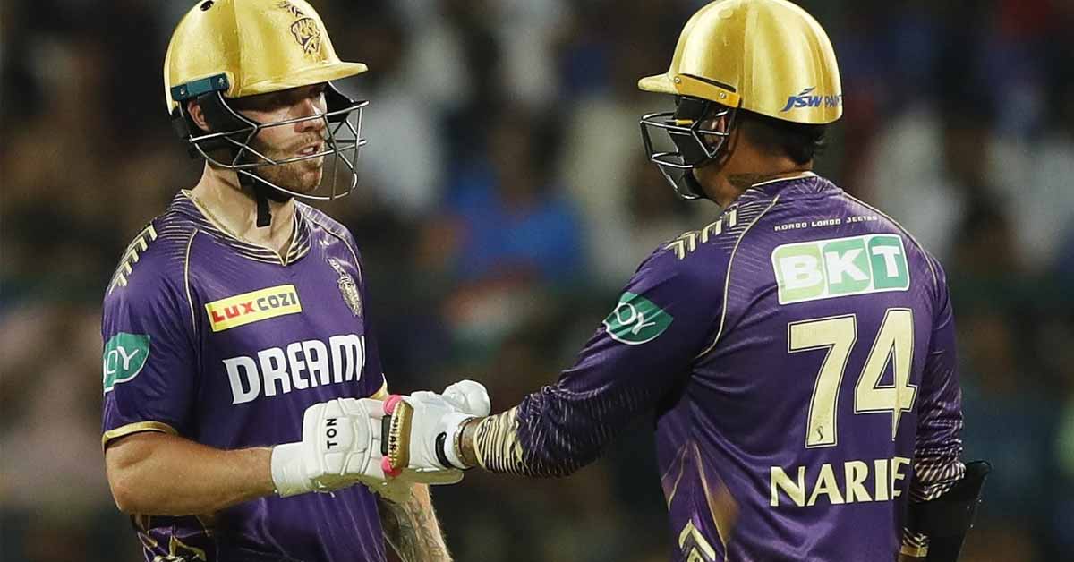 Sunil Narine and Phil Salt