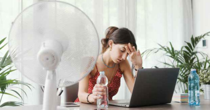 Extremely hot weather